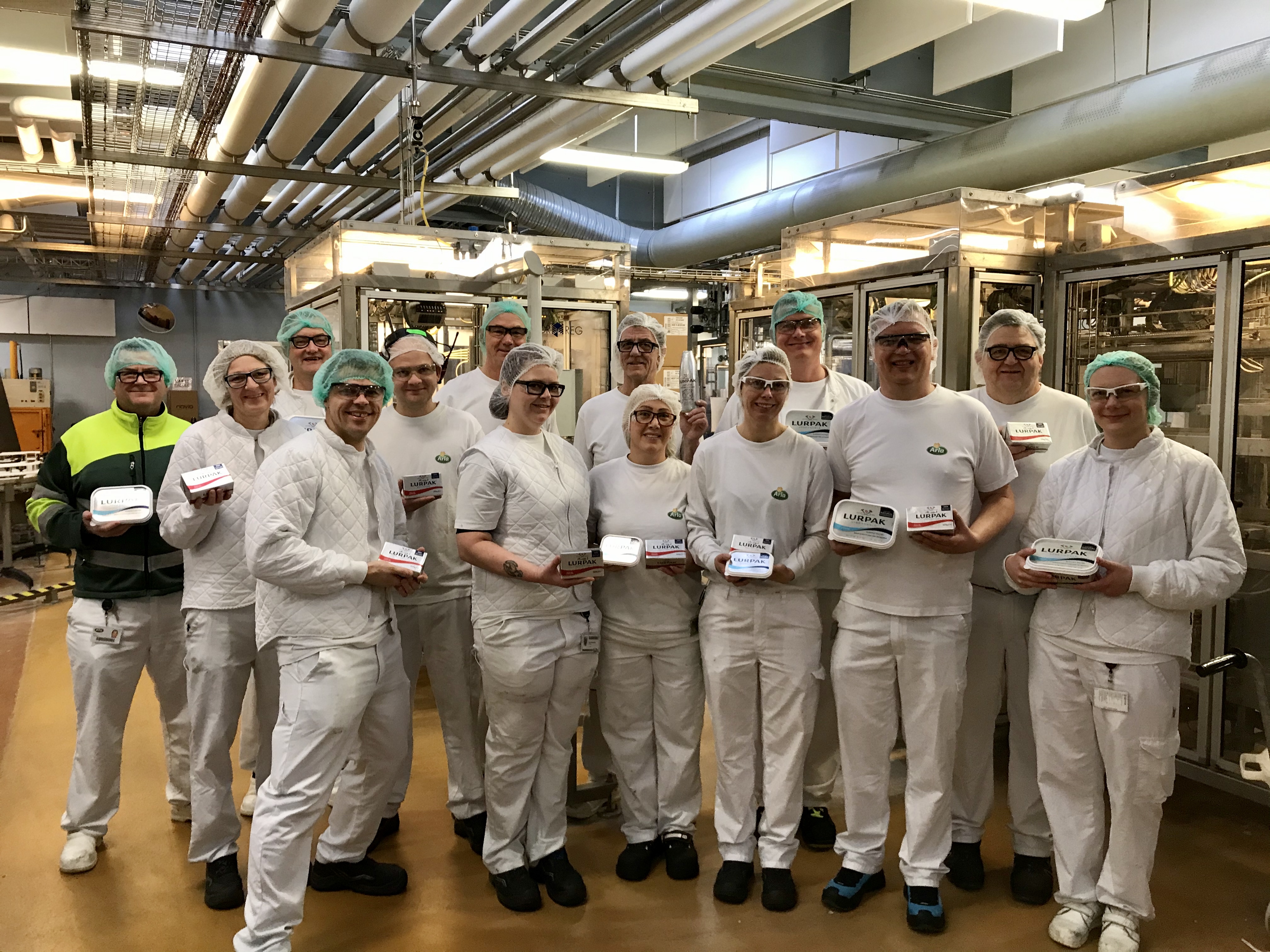 The employees at Holstebro Dairy had a particularly busy run-up to Christmas