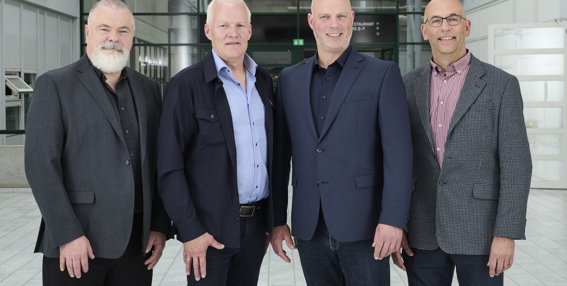 From left: Paul Cullen, Holger Steen Lund, Markus Hübers, George Holmes