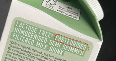 My milk is pasteurised – what does that mean?