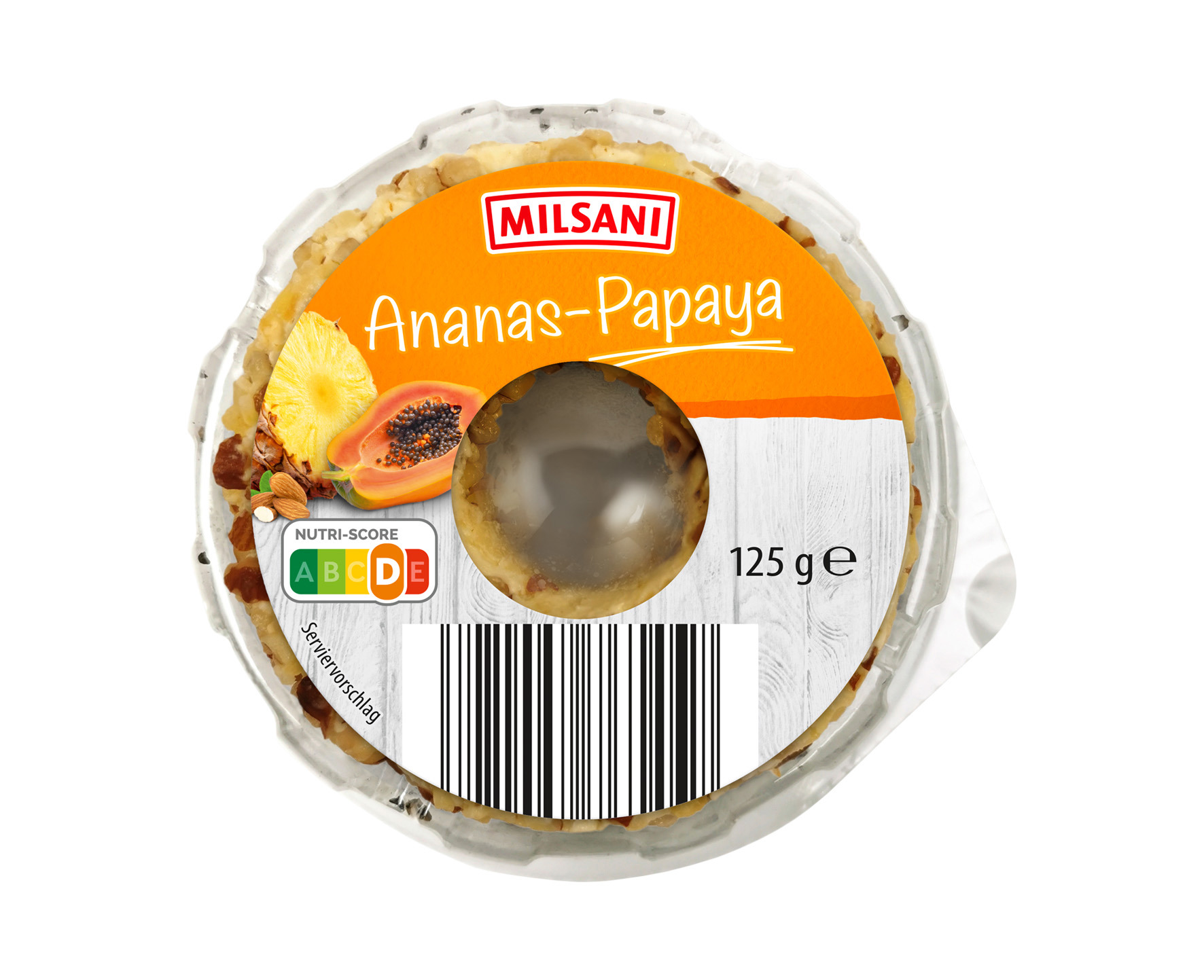 Milsani Ananas-Papaya Ring 125 g