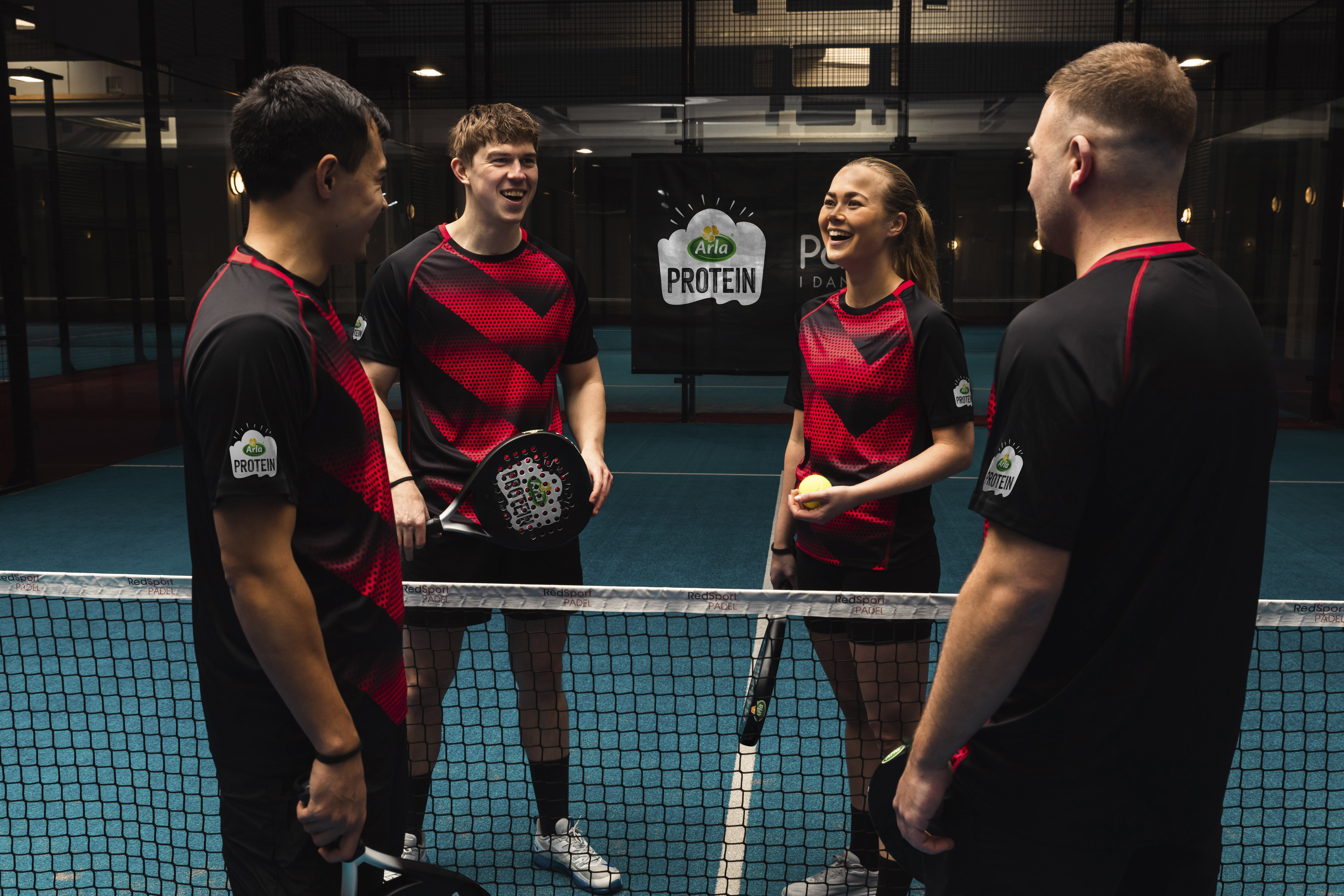 Arla Protein bringer ny energi til Dansk Padel Forbund