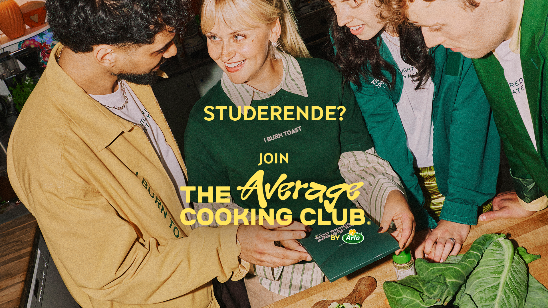 Studiestart former både fællesskaber og madvaner: Nu lanceres The Average Cooking Club for 20.000 studerende