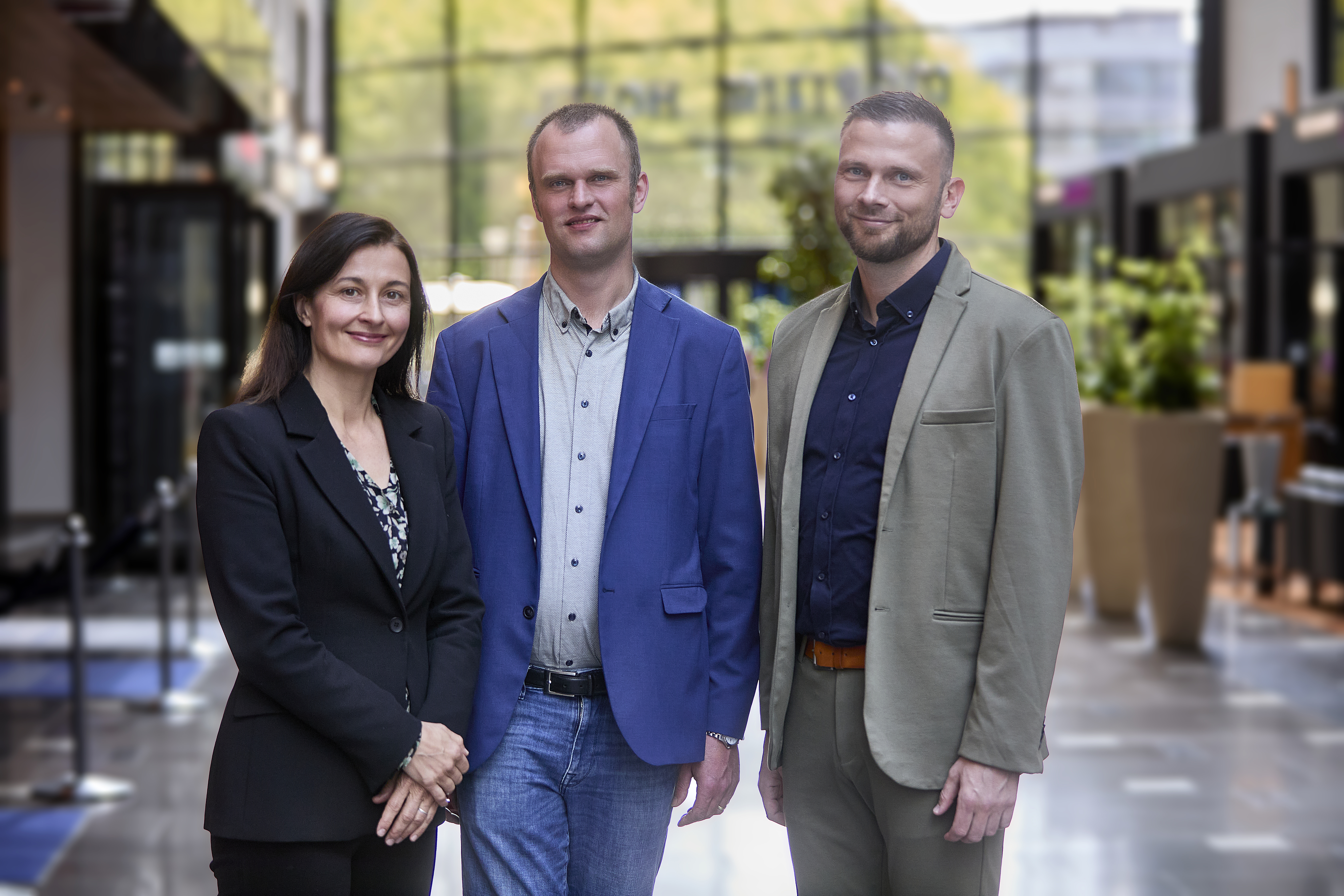 Fra venstre: Natacha Valla, Jeppe Thing Jensen, Michael Skytt Juhl