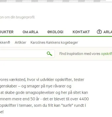 Tag kogebogen med i køledisken