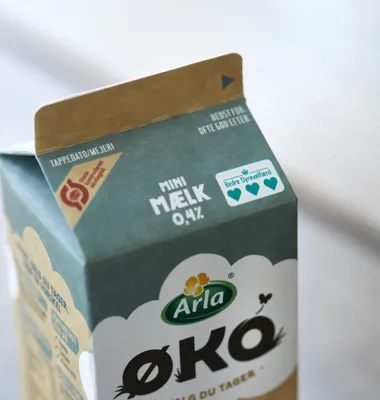 Arla ØKO-mælk får Hjertemærkets højeste kvalitetsstempel
