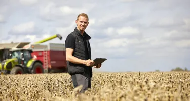 Når Anders gøder sin jord, har satellitter gransket marken på forhånd