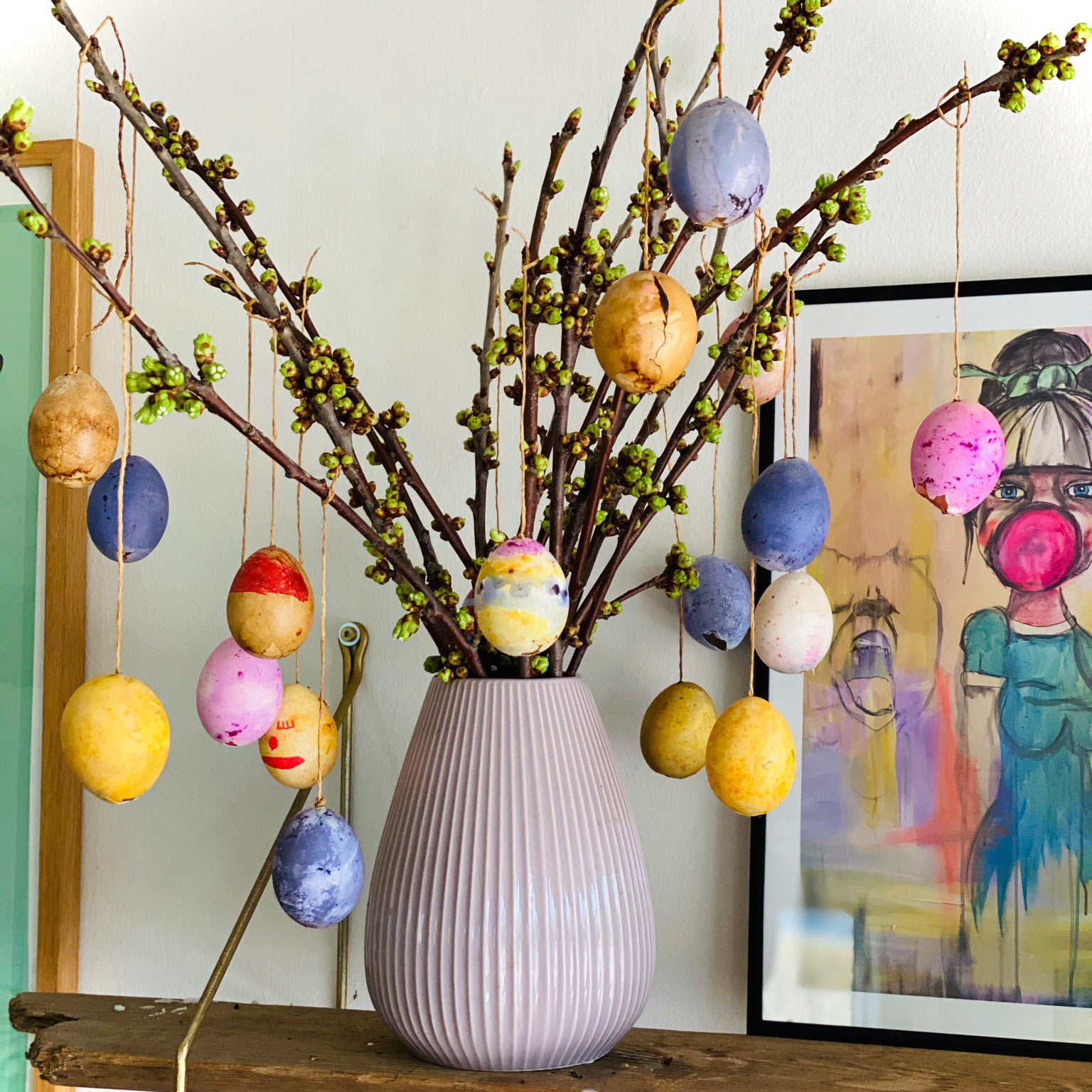 Hæng æggene på snor