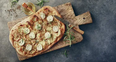 Hvad er hvid pizza?