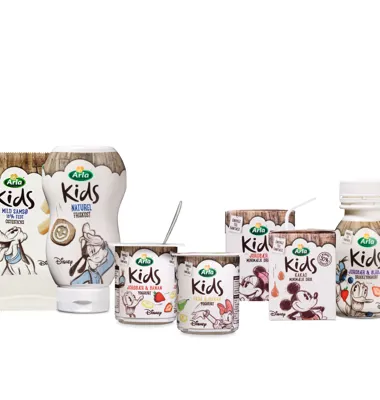 Arla og Disney Nordic indgår samarbejde om sundere madvaner til børnefamilier