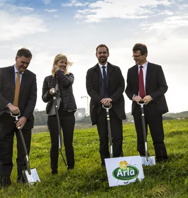 Byggeriet af Arlas globale innovationscenter er i gang