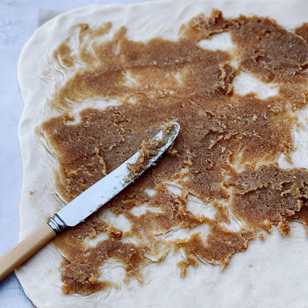 Rul dejen ud til en firkant