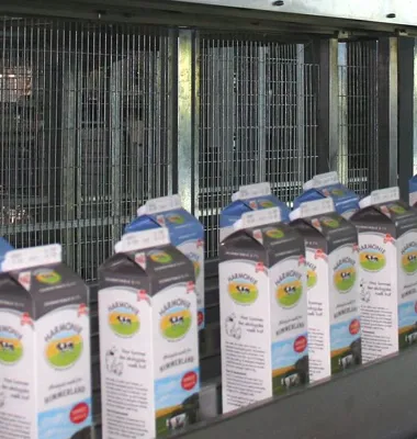 Ny brun mælkekarton beskytter mælken