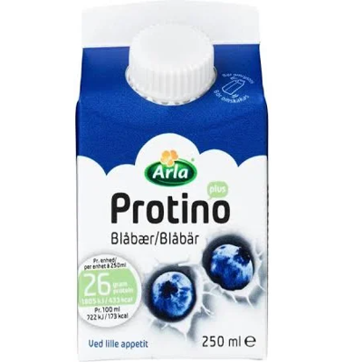 Arla tilbagekalder Protino Plus drik med Blåbær