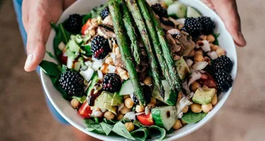 Dieta rica en proteína vegetariana