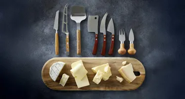 Guía de cuchillos para queso