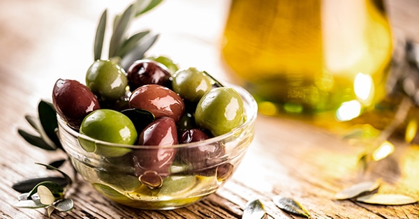 aliñado de aceitunas