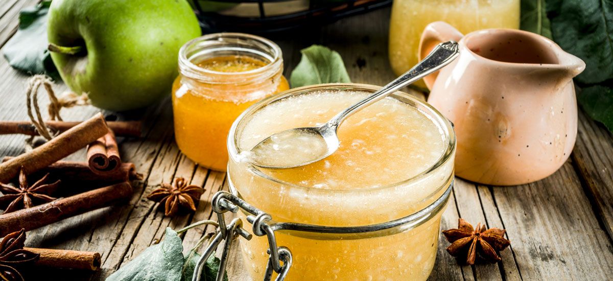Compota de manzana