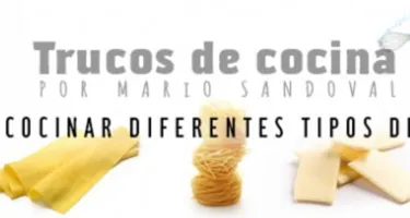 Cómo cocinar diferentes tipos de pasta