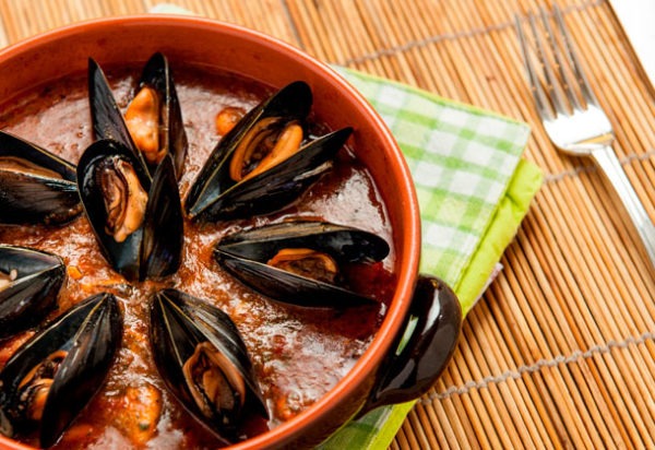 Limpiar los mejillones