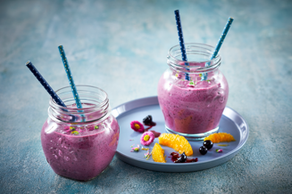 Smoothie pakastetuilla hedelmillä