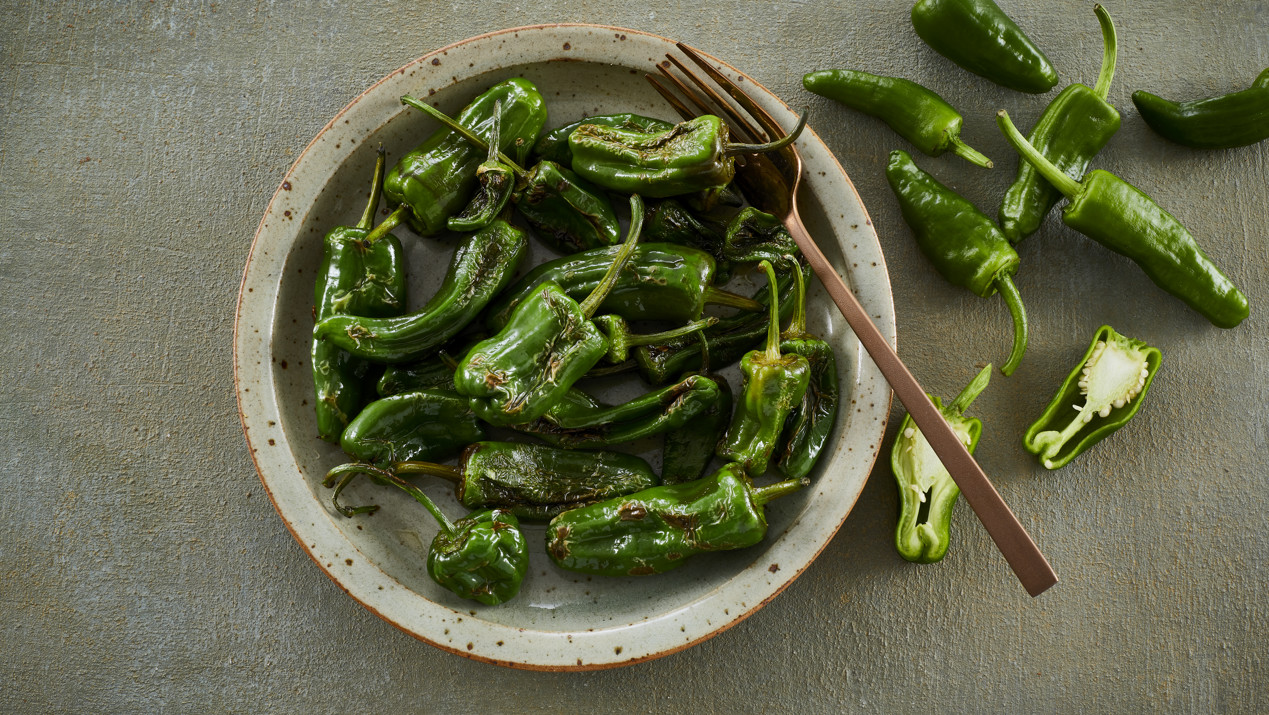 Pimientos de Padrón eli Padrón-paprikat