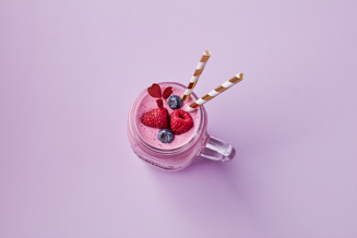 Skyr-smoothie kauran kanssa