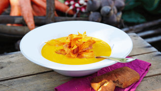 Porkkana-linssikeitto