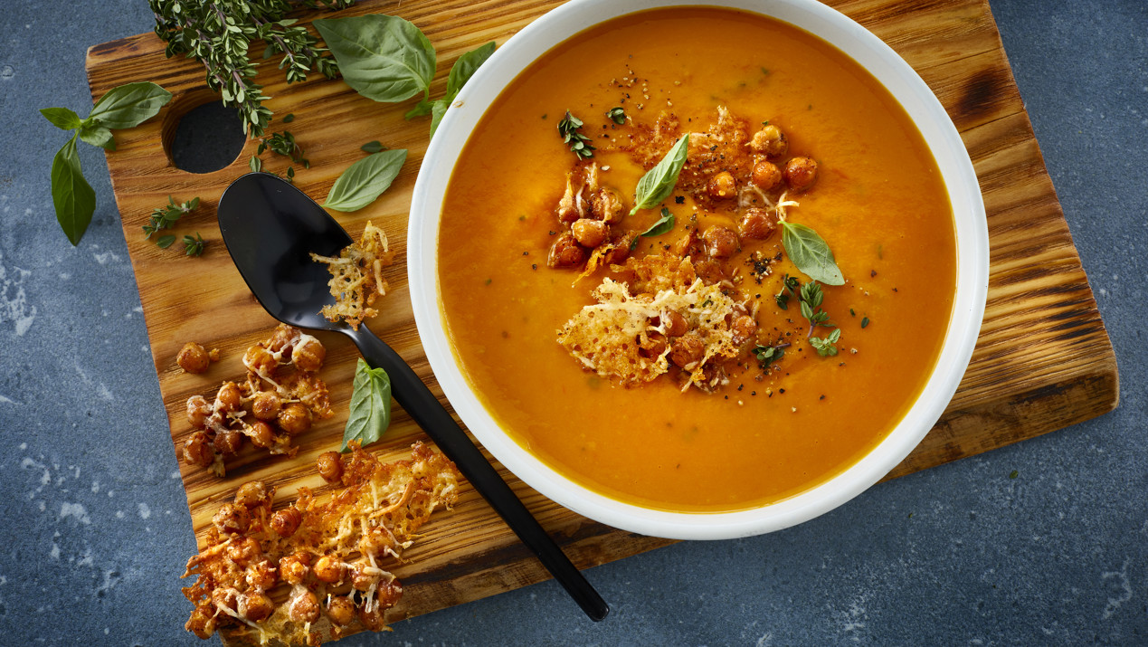 geroosterde pompoensoep