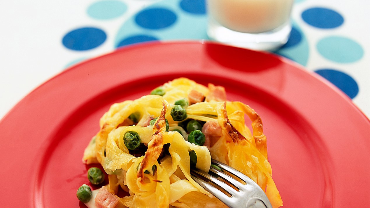 carbonara pasta gratin