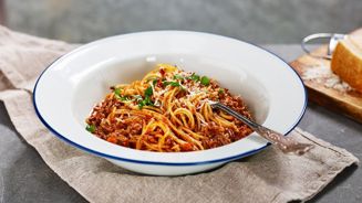 Eenvoudige spaghetti bolognese