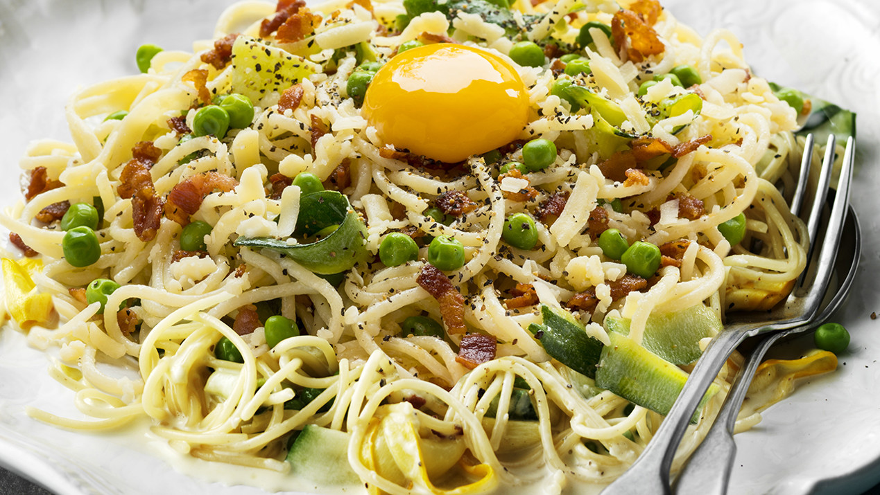 courgette carbonara