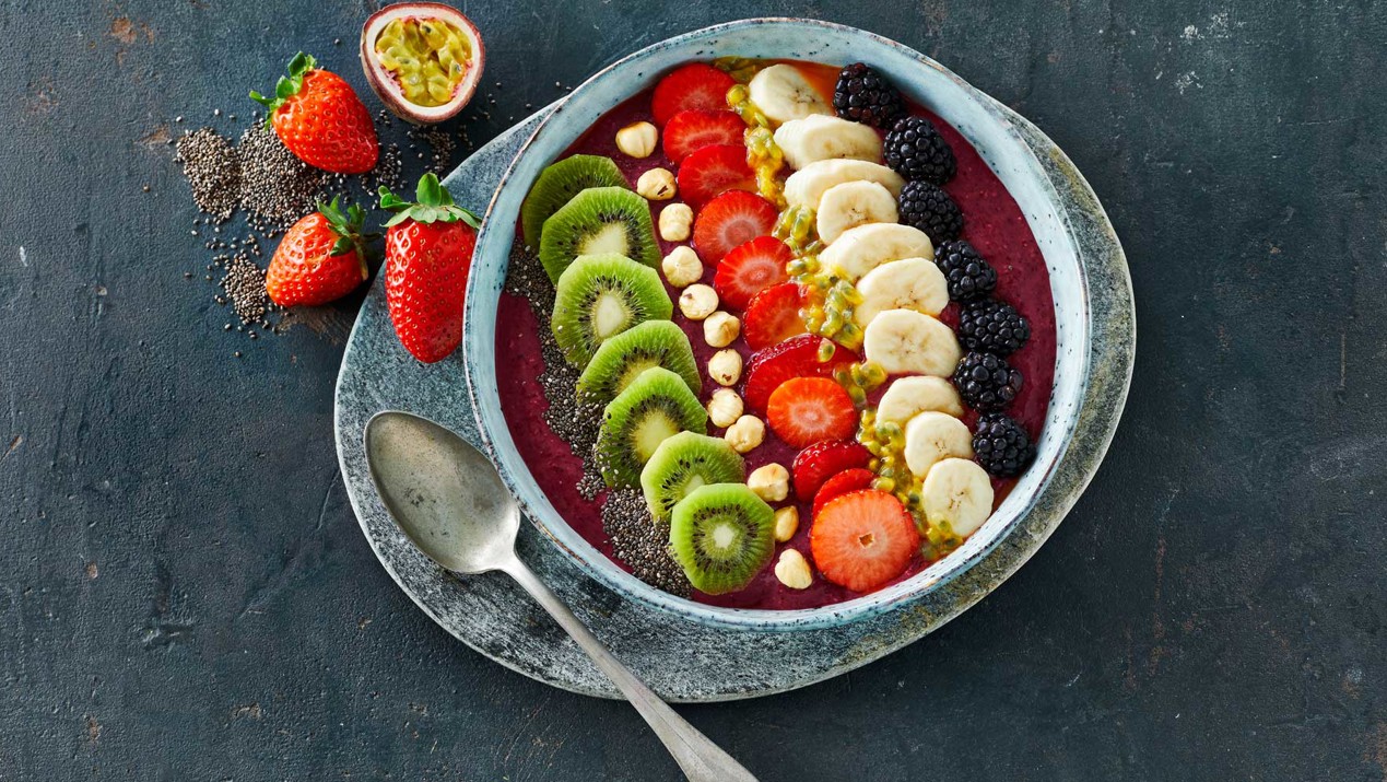 Smoothie bowl met haver