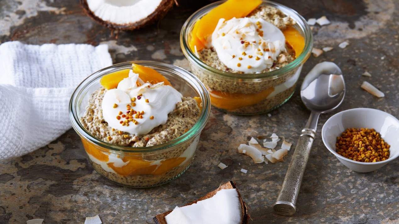 mango chia pudding
