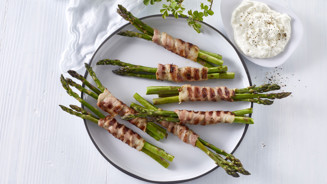 asperges bacon