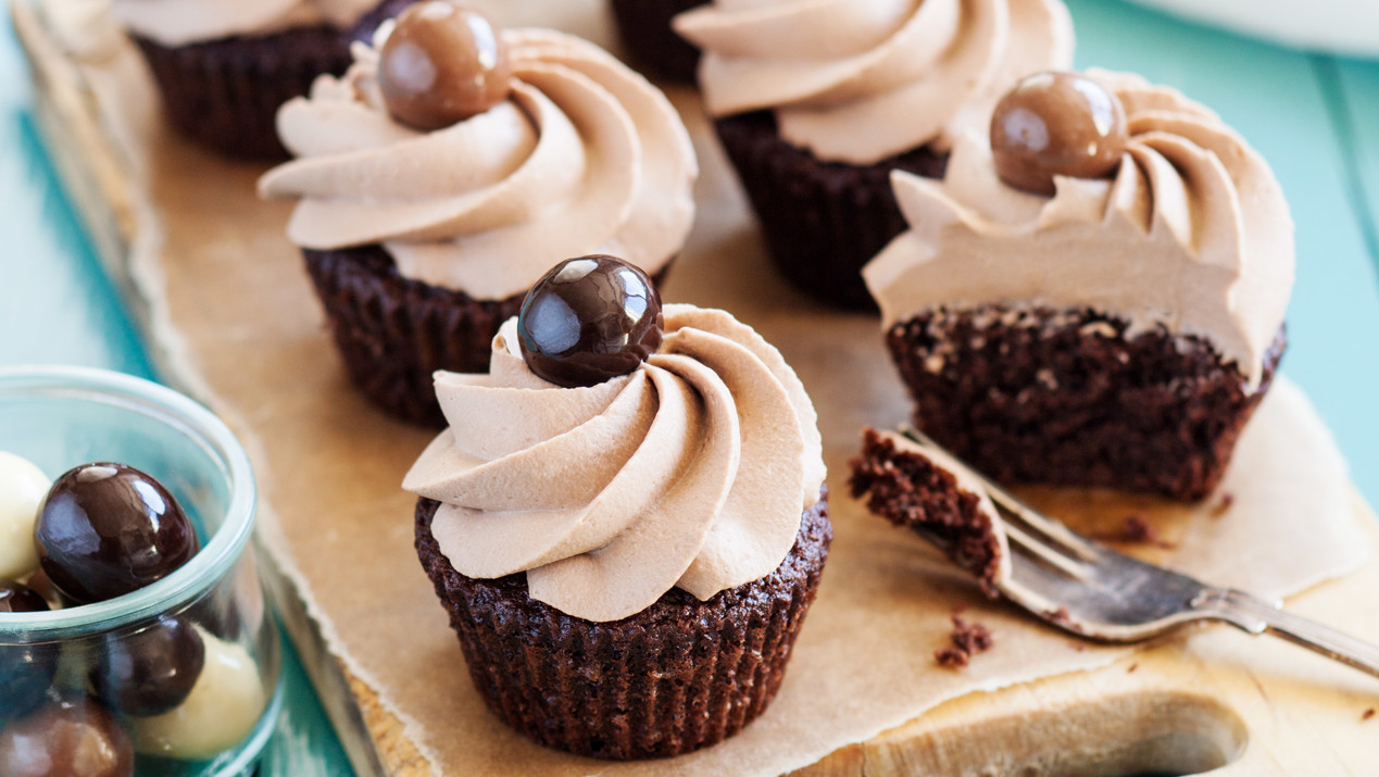 Chocoladecupcakes