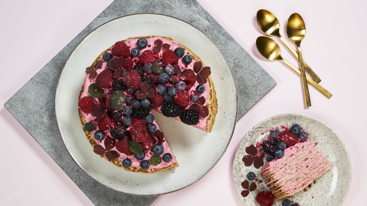 Pannenkoekentaart voor verjaardag