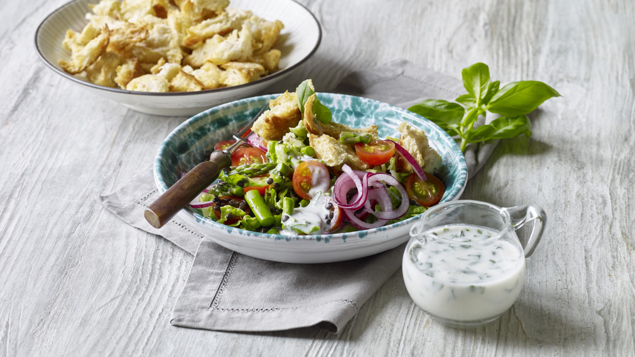Asperge-tomaatsalade
