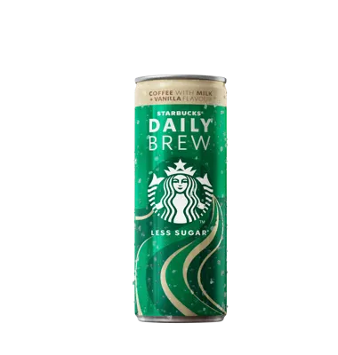 Två sommarnyheter i Starbucks Ready to Drink-sortiment: Daily Brew coffee with milk och Daily Brew coffee with milk + vanilla flavour. Foto: Arla