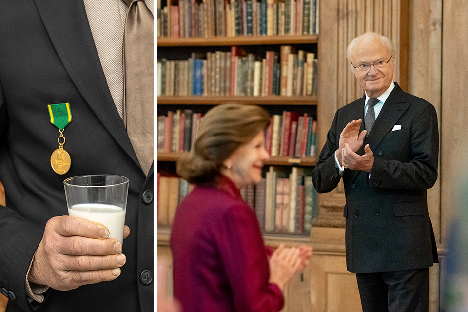 Mjölkbönder i världsklass prisas med guldmedalj – en kunglig tradition sedan 1958. Foto: Jann Lipka