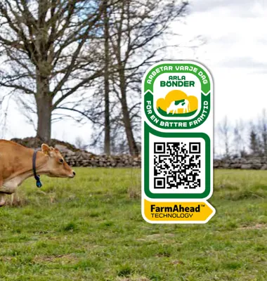 FarmAhead gör det möjligt för alla delar i kedjan från gård till konsument att bidra till lantbrukets gröna omställning. Foto: Arla