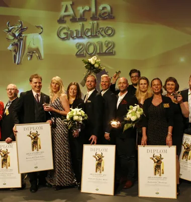 Fem glädjerusiga vinnare av Arla Guldko 2012 korade