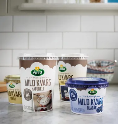 Nyhet från Arla: Mild kvarg till frukost och mellanmål