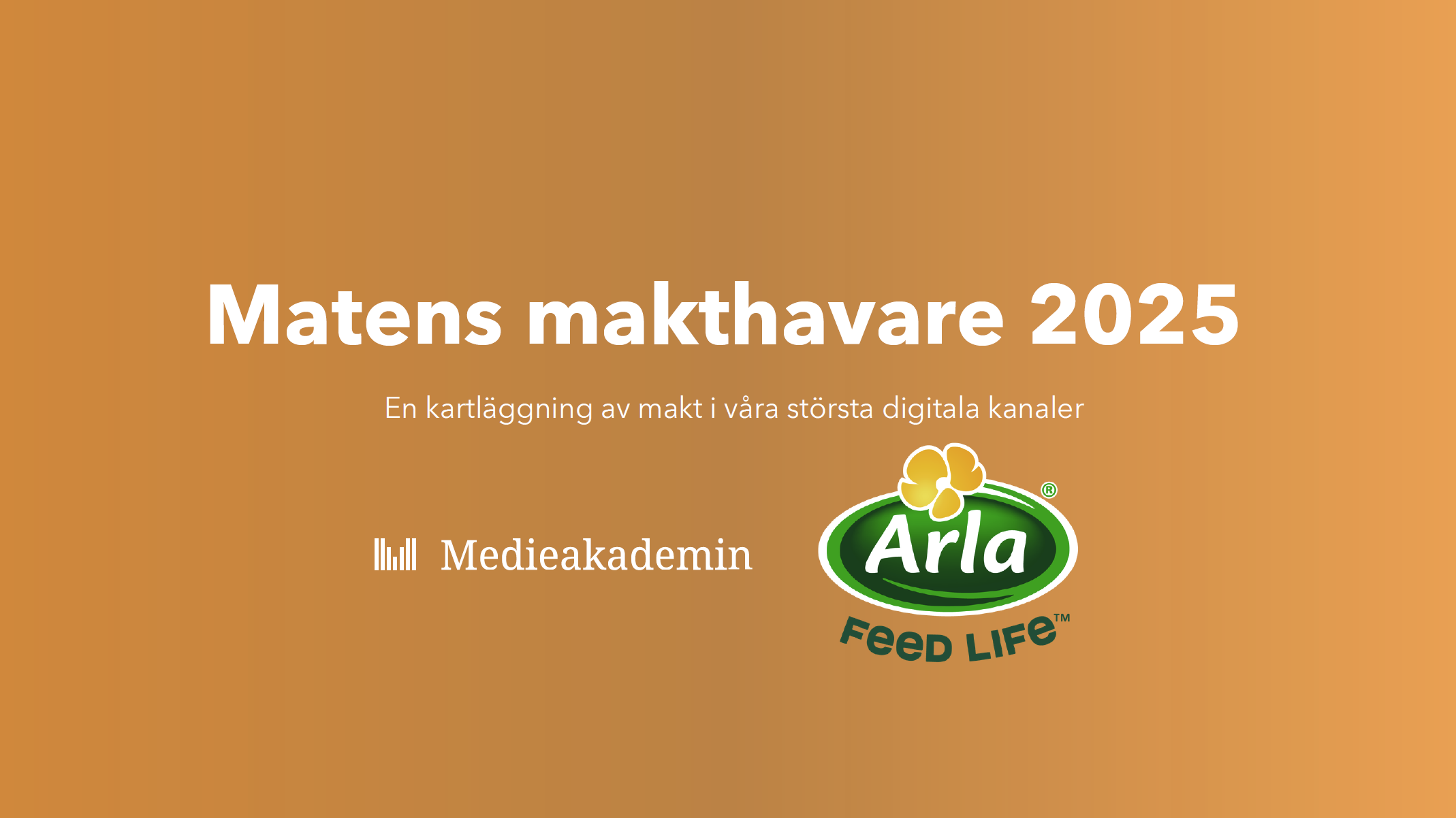 Vem formade Sveriges matsamtal 2025? Tillsammans med Medieakademin har Arla kartlagt de största mataktörerna i sociala medier för att förstå matens roll i sociala medier och sociala mediers roll i maten.