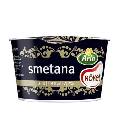 Nyhet från Arla: Smetana – syrad gourmetgrädde