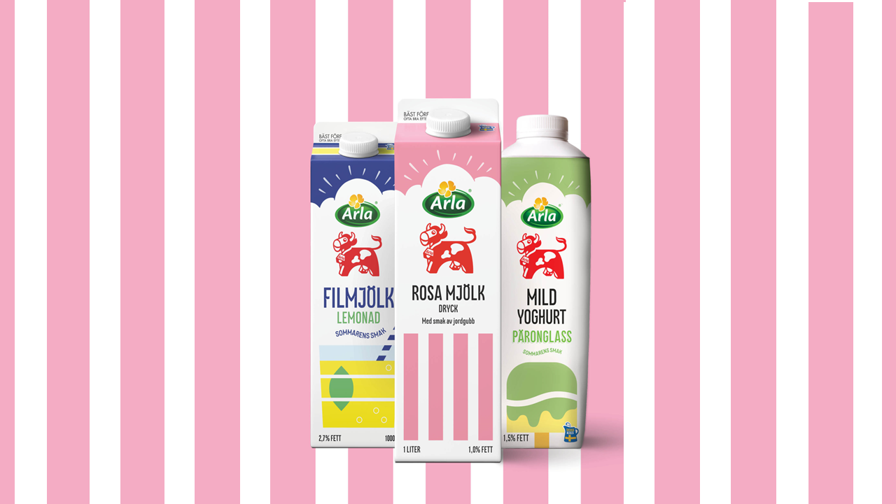 Arla Ko:s limited edition-lansering bjuder på en efterlängtad favorit och två helt nya somriga smaker. Foto Arla.