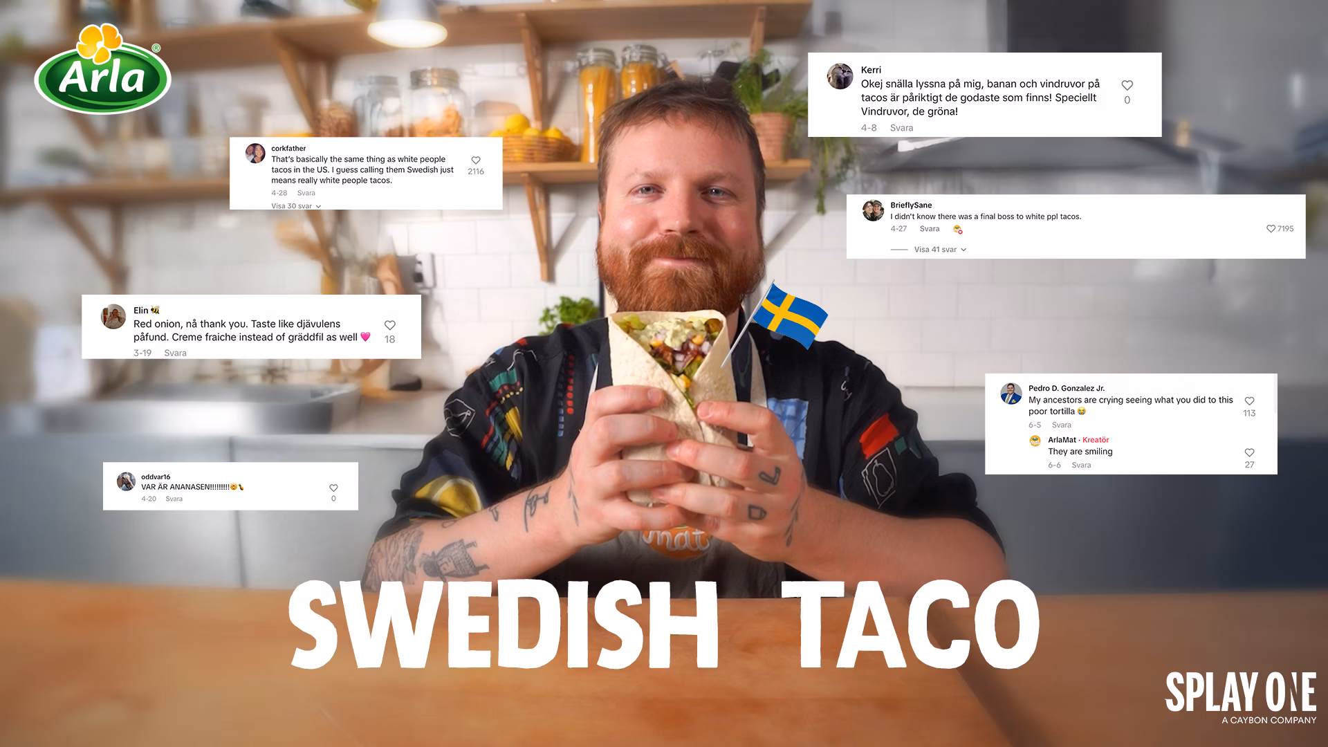 Den guldvinnande kampanjen satte svensk taco på världskartan. Foto: Splay One