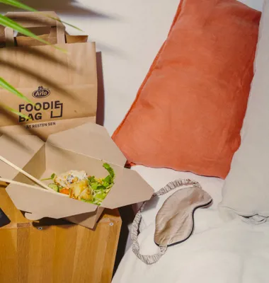 Arla lanserar kampanjen ”Hemsläp” för att få fler restauranggäster att ta med sin överblivna mat hem och äta resten sen. Foto: Arla