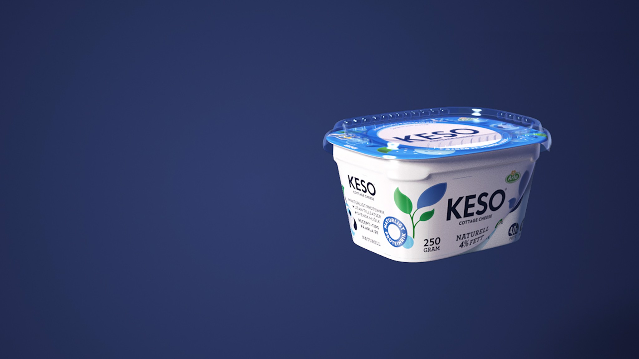 Ny bägare & design för KESO® cottage cheese