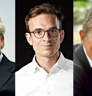 Från vänster: Peter Giørtz-Carlsen, Torben Dahl Nyholm och Mark Boot. Foto: Arla