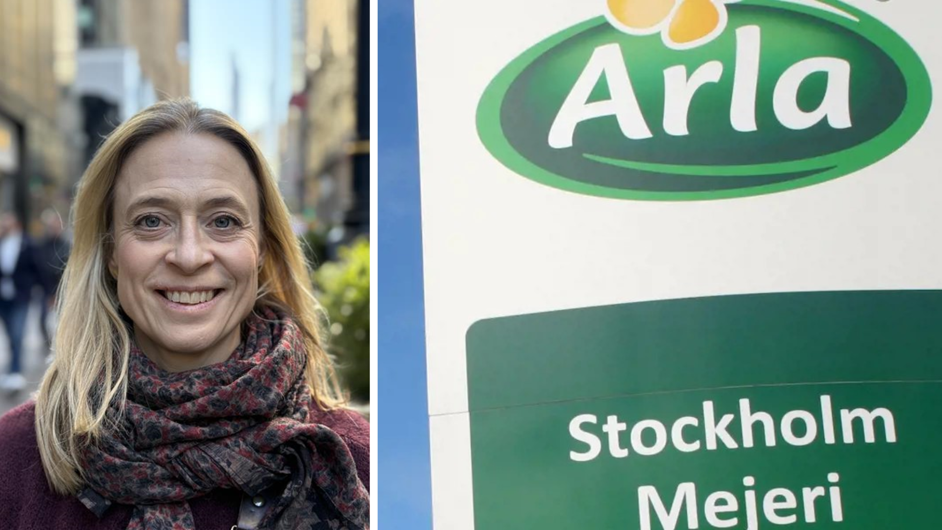 Efter nio år återvänder Sanna Rue Boson till Stockholm mejeri, nu som mejerichef. Foto: privat/Arla.